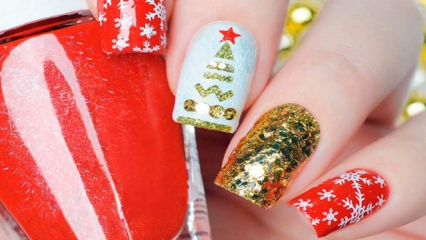 The most beautiful nail design ideas for Christmas 2023